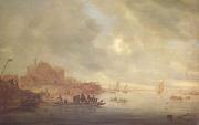 Saloman van Ruysdael The Ferry (mk05) oil painting picture wholesale